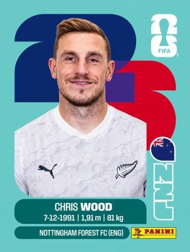 Chris Wood - Nueva Zelanda - NZL17