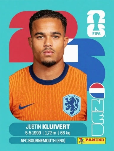 Justin Kluivert - Países Bajos - NED16