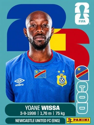 Yoane Wissa - República Democrática del Congo - COD16