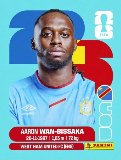 Aaron Wan-Bissaka - República Democrática del Congo - COD3