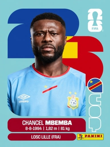Chancel Mbemba - República Democrática del Congo - COD6