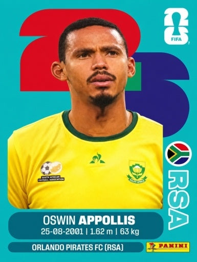 Oswin Appollis - Sudáfrica - RSA20
