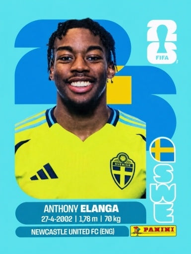 Anthony Elanga - Suecia - SWE18