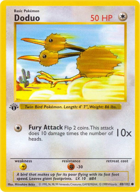 Doduo - 048/102 - 1st Edition Common