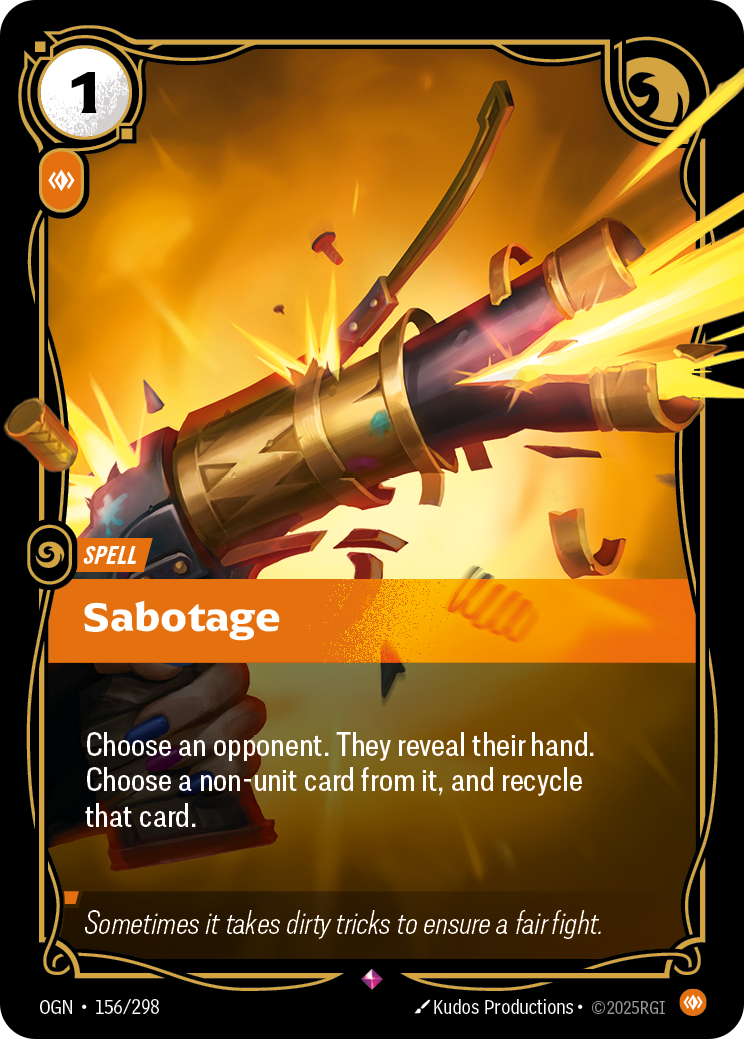 Sabotage - 156/298 - Rare