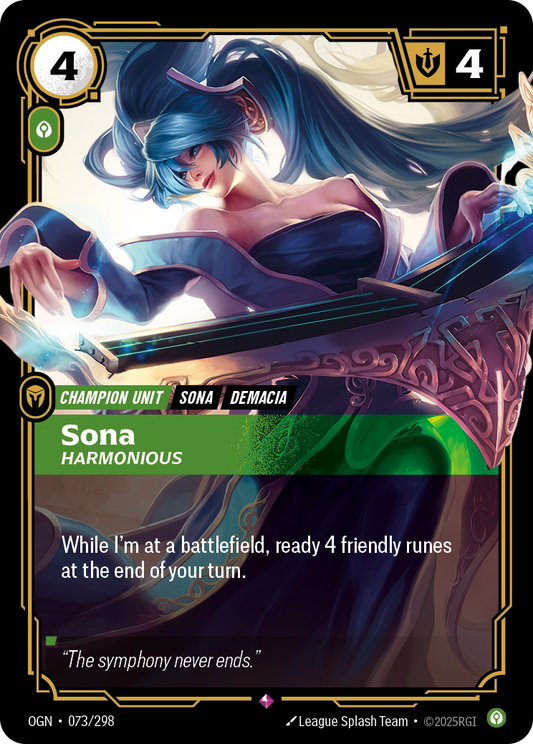 Sona, Harmonious - 073/298 - Rare