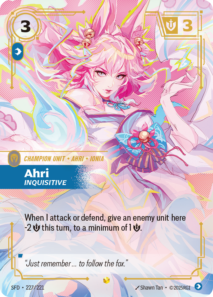 Ahri, Inquisitive - 227/221 - Showcase