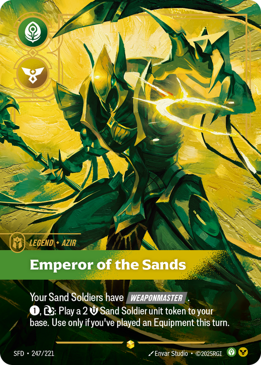 Azir, Emperor of the Sands - 247/221 - Showcase