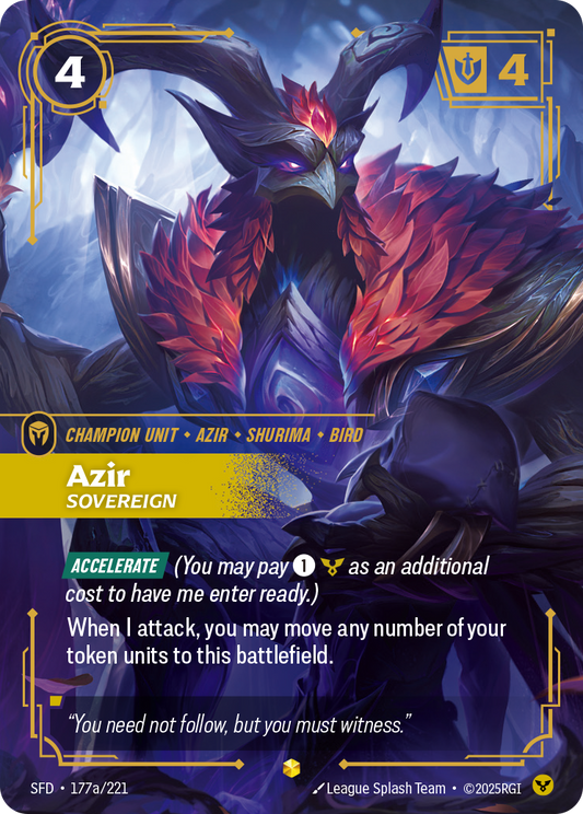 Azir - Sovereign - 177a/221 - Showcase