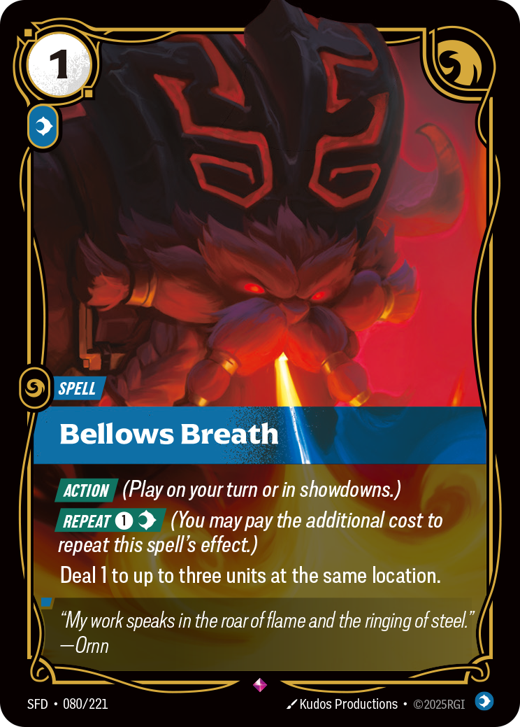 Bellows Breath - 080/221 - Rare