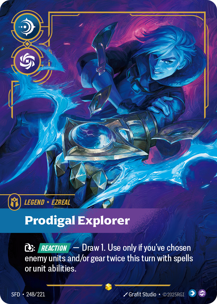 Ezreal, Prodigal Explorer - 248/221 - Showcase