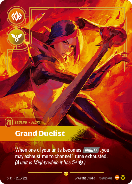 Fiora, Grand Duelist - 251/221 - Showcase