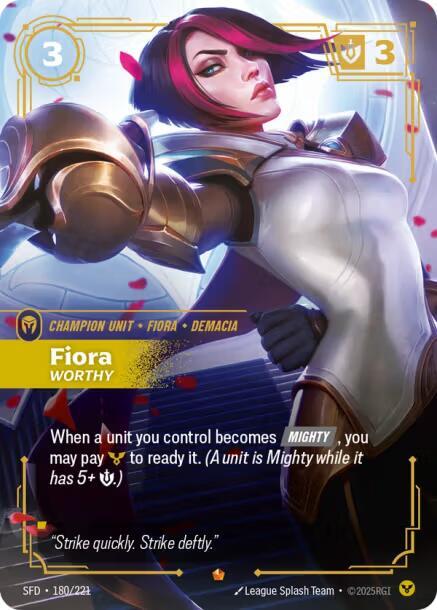 Fiora - Worthy - 180/221 - Epic