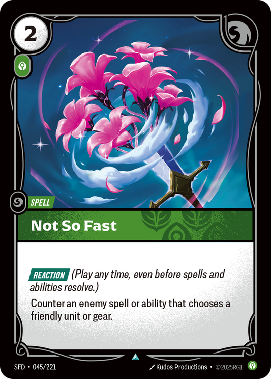 Not So Fast - 045/221 - Uncommon