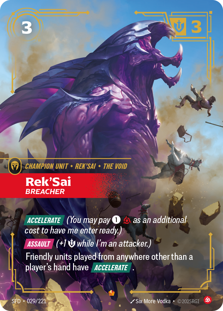 Rek'Sai - Breacher - 029/221 - Epic
