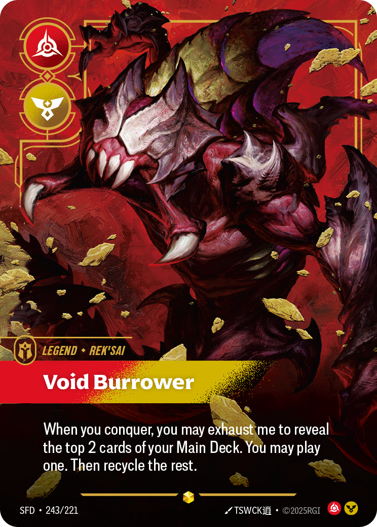 Rek'sai - Void Burrower - 243/221 - Showcase