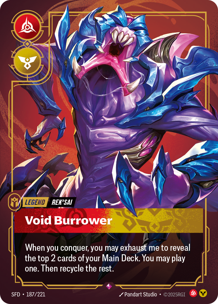 Rek'sai - Void Burrower - 187/221 - Rare