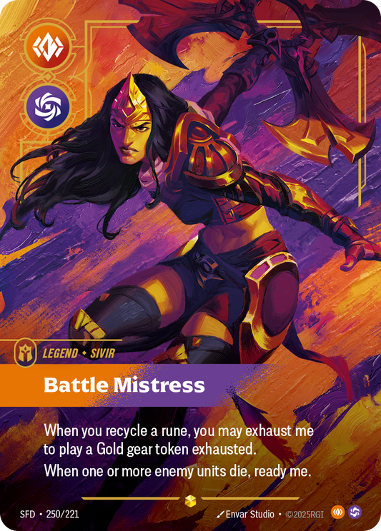Sivir, Battle Mistress - 250/221 - Showcase