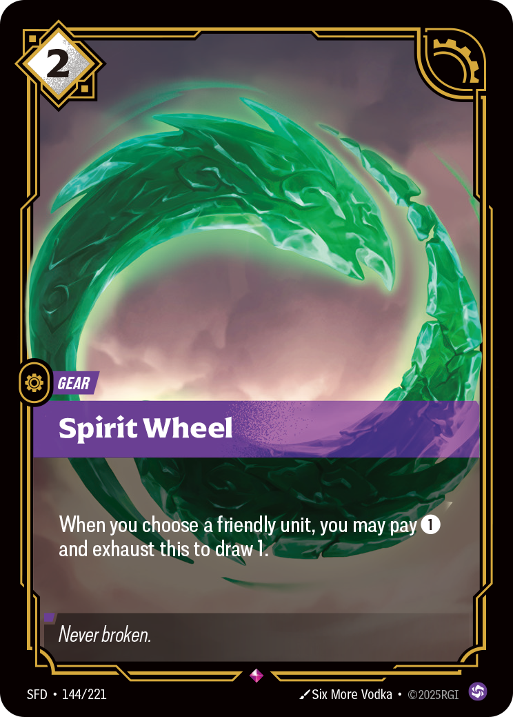 Spirit Wheel - 144/221 - Rare