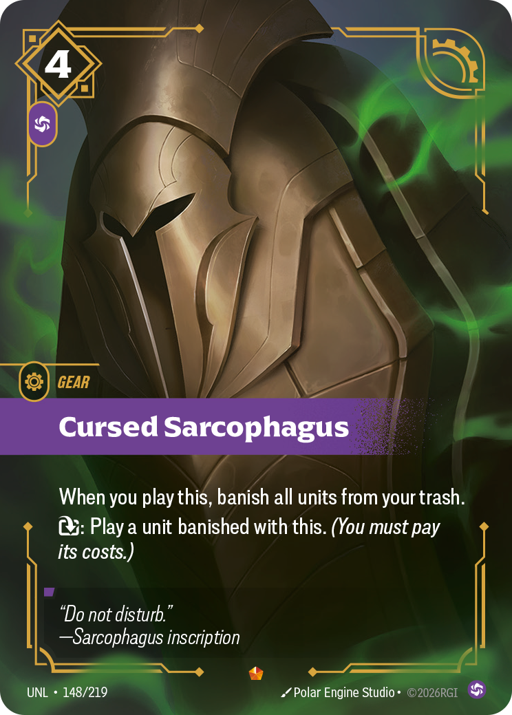 Cursed Sarcophagus - 148/219 - Epic
