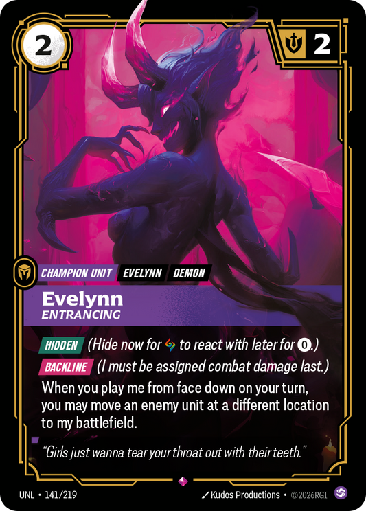 Evelynn, Entrancing - 141/219 - Rare