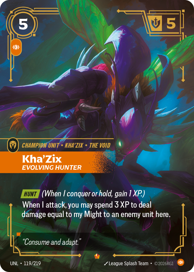 Kha'Zix, Evolving Hunter - 119/219 - Epic