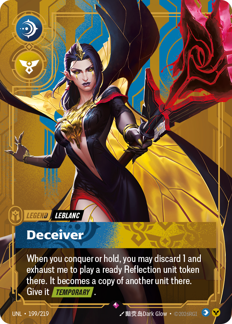 LeBlanc - Deceiver - 199/219 - Rare