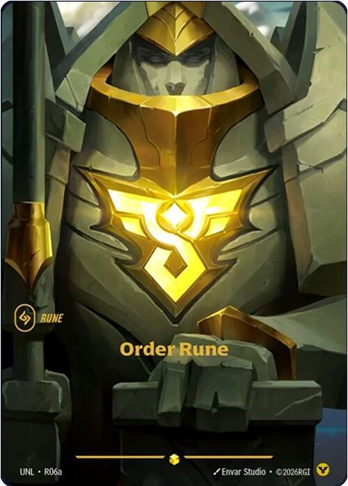 Order Rune (R06a) - R06a - Showcase