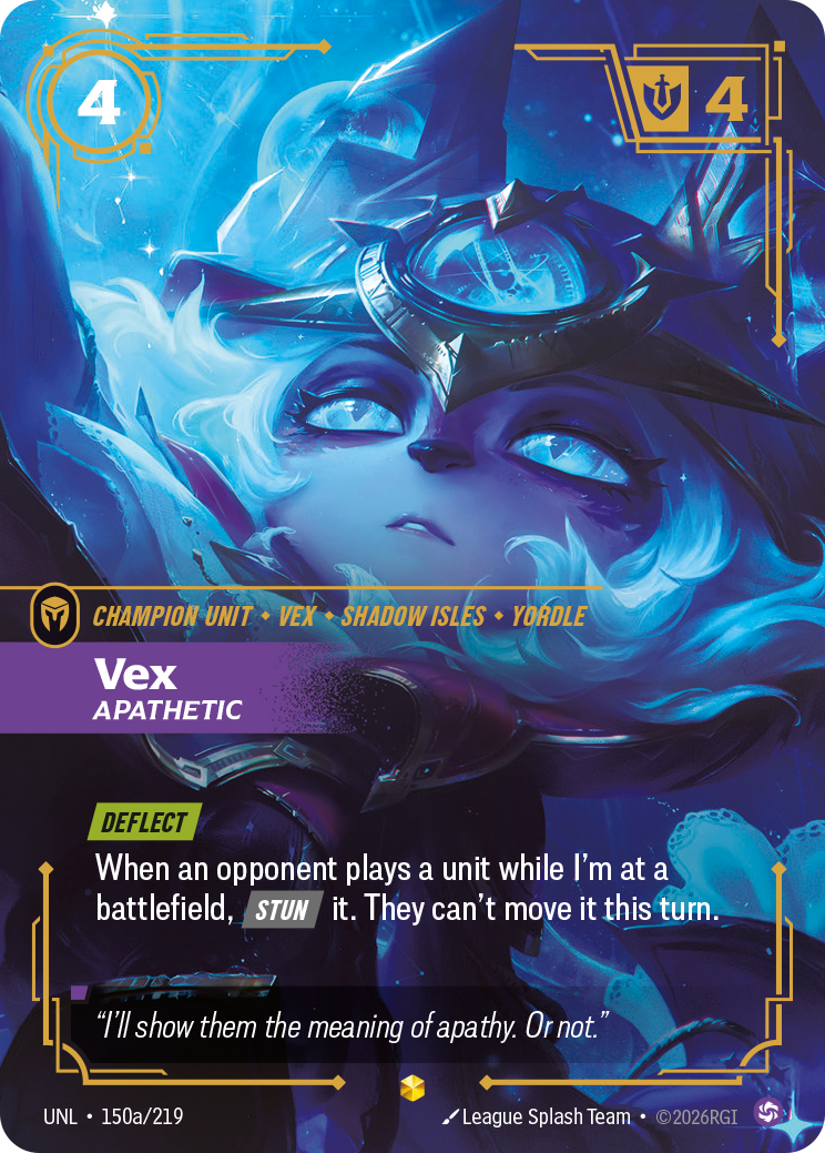 Vex, Apathetic - 150a/219 - Showcase