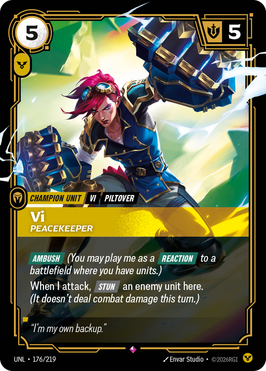 Vi, Peacekeeper - 176/219 - Rare