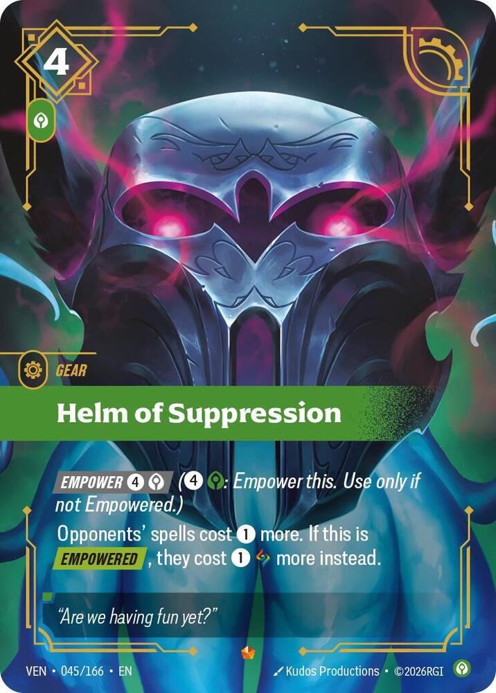 Helm of Suppression - 045/166 - Epic