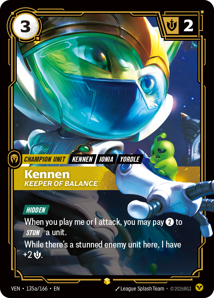 Kennen, Keeper of Balance - 135a/166 - Showcase