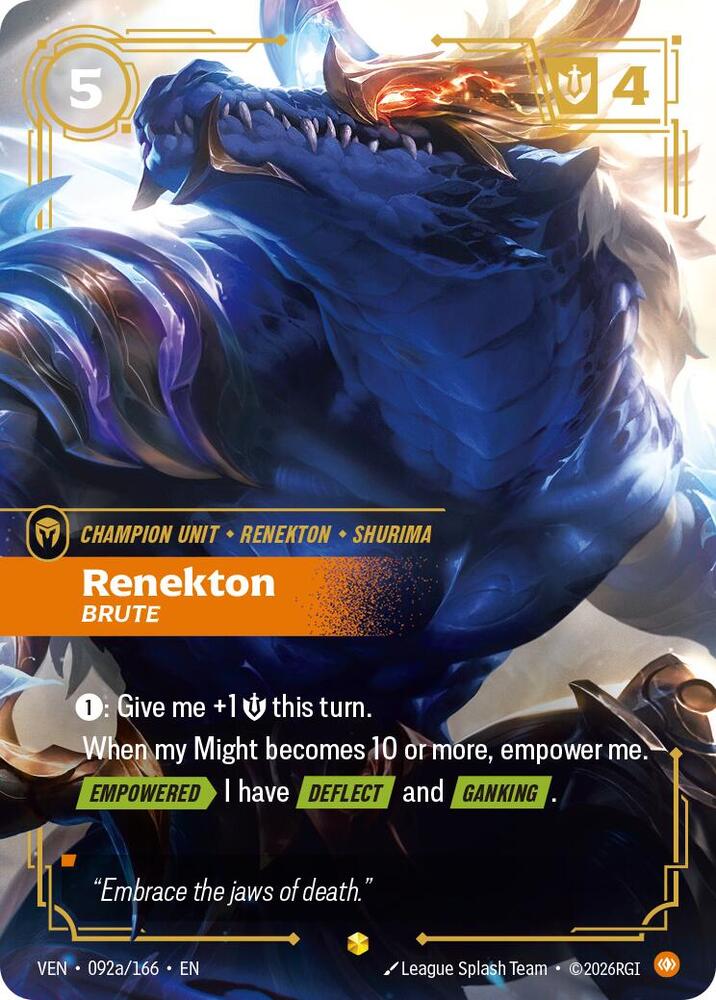 Renekton, Brute - 092a/166 - Showcase