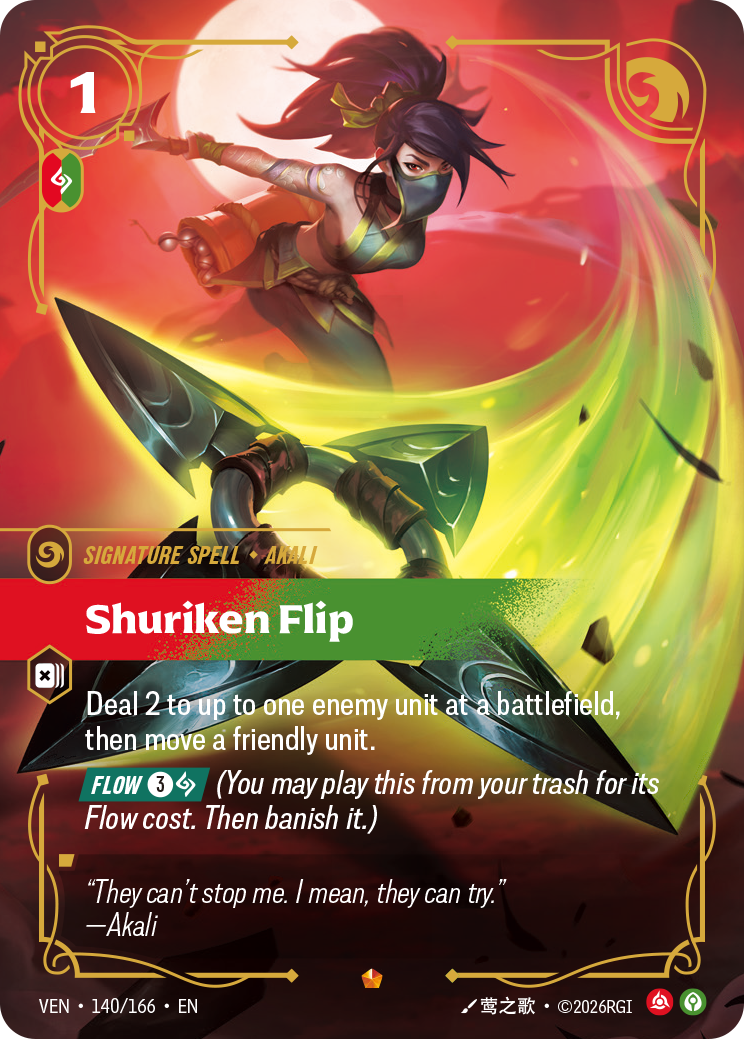 Shuriken Flip - 140/166 - Epic