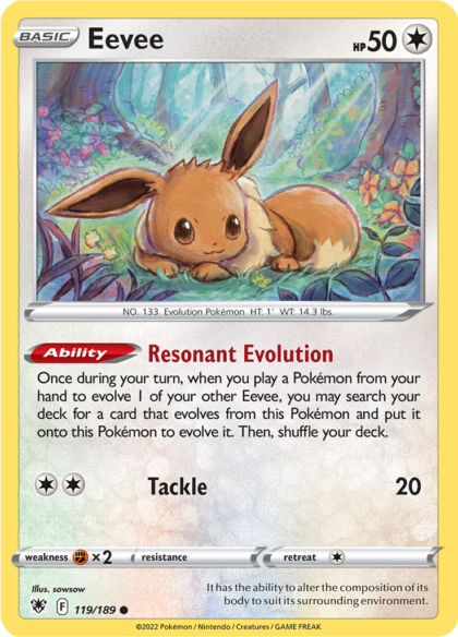 Eevee - 119/189 - Common
