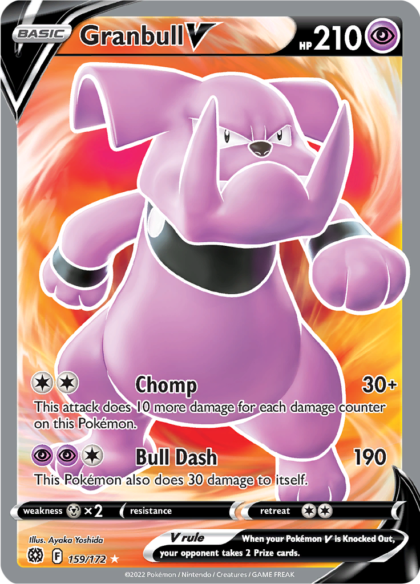 Granbull V - 159/172 - Full Art Ultra Rare