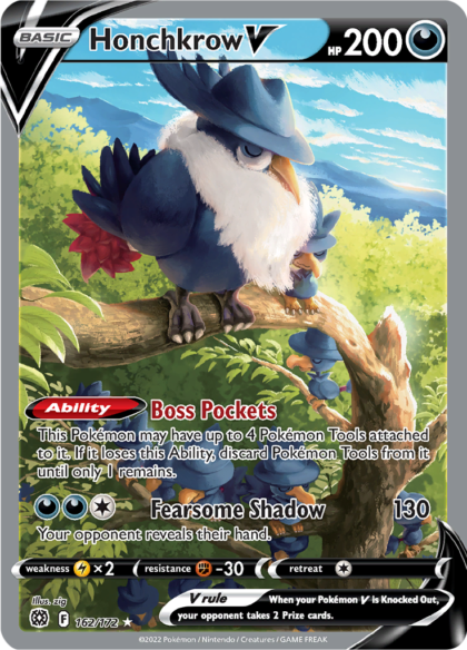 Honchkrow V - 162/172 - Alternate Art Ultra Rare