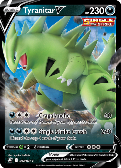 Tyranitar V - 097/163 - Ultra Rare (Español)