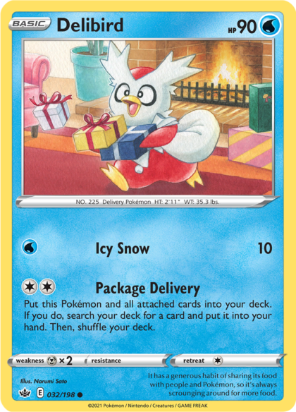 Delibird - 032/198 - Common