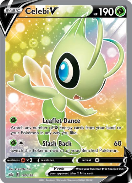 Celebi V - 160/198 - Full Art Ultra Rare