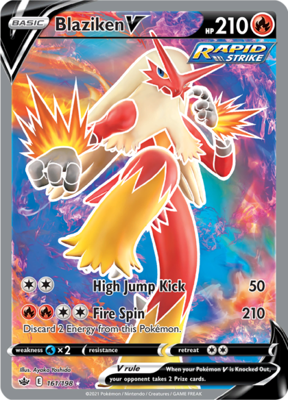 Blaziken V - 161/198 - Full Art Ultra Rare