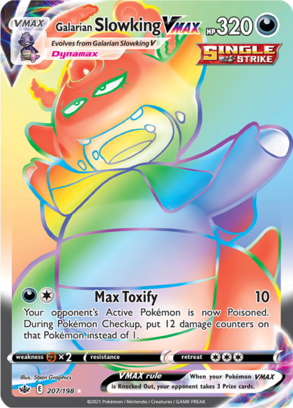 Galarian Slowking VMAX - 207/198 - Hyper Rare