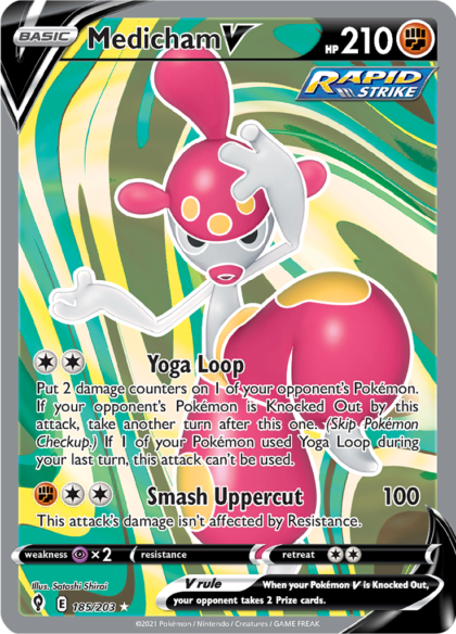 Medicham V - 185/203 - Full Art Ultra Rare