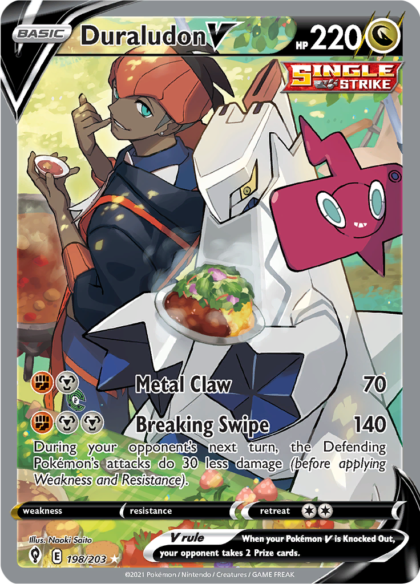 Duraludon V - 198/203 - Alternate Art Ultra Rare
