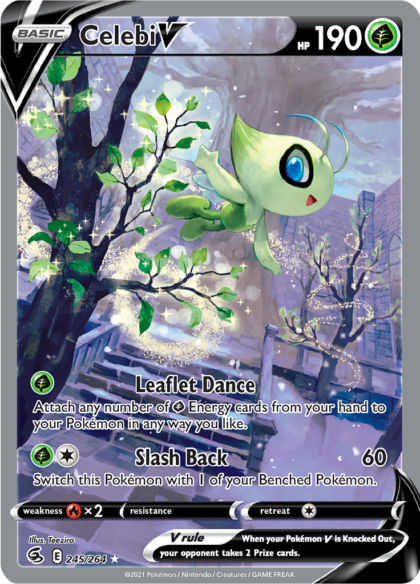 Celebi V - 245/264 - Alternate Art Ultra Rare