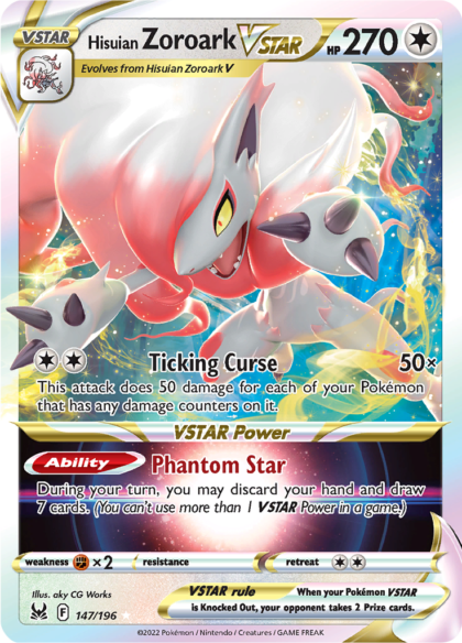 Hisuian Zoroark VSTAR - 147/196 - Ultra Rare