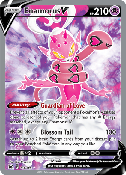 Enamorus V - 178/196 - Full Art Ultra Rare