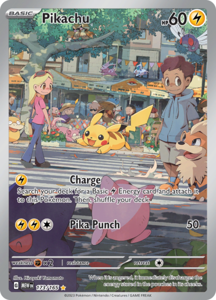 Pikachu - 173/165 - Illustration Rare