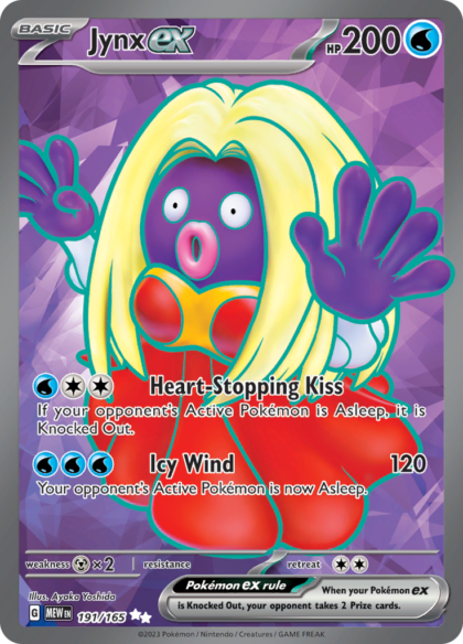 Jynx ex - 191/165 - Full Art Secret Rare