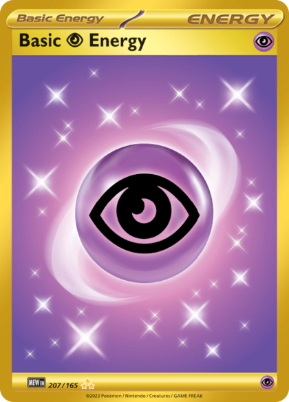 Psychic Energy - 207/165 - Gold Secret Rare